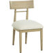 Florian Light Oak / Geralt Linen Dining Chair